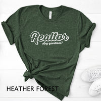 Realtor Any Questions? - Screen Print Transfer RTS