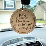 Daily Reminders Car Charm