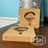 Cork Coaster - Square with Custom Monogram/Design - Cup Coaster - Drink table guard